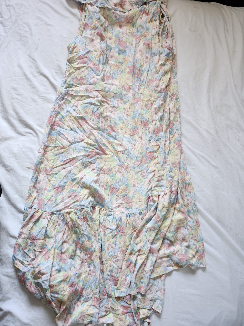 Joe Fresh Pastel Floral High-Low Ruffle Dress - Picture 6 of 8
